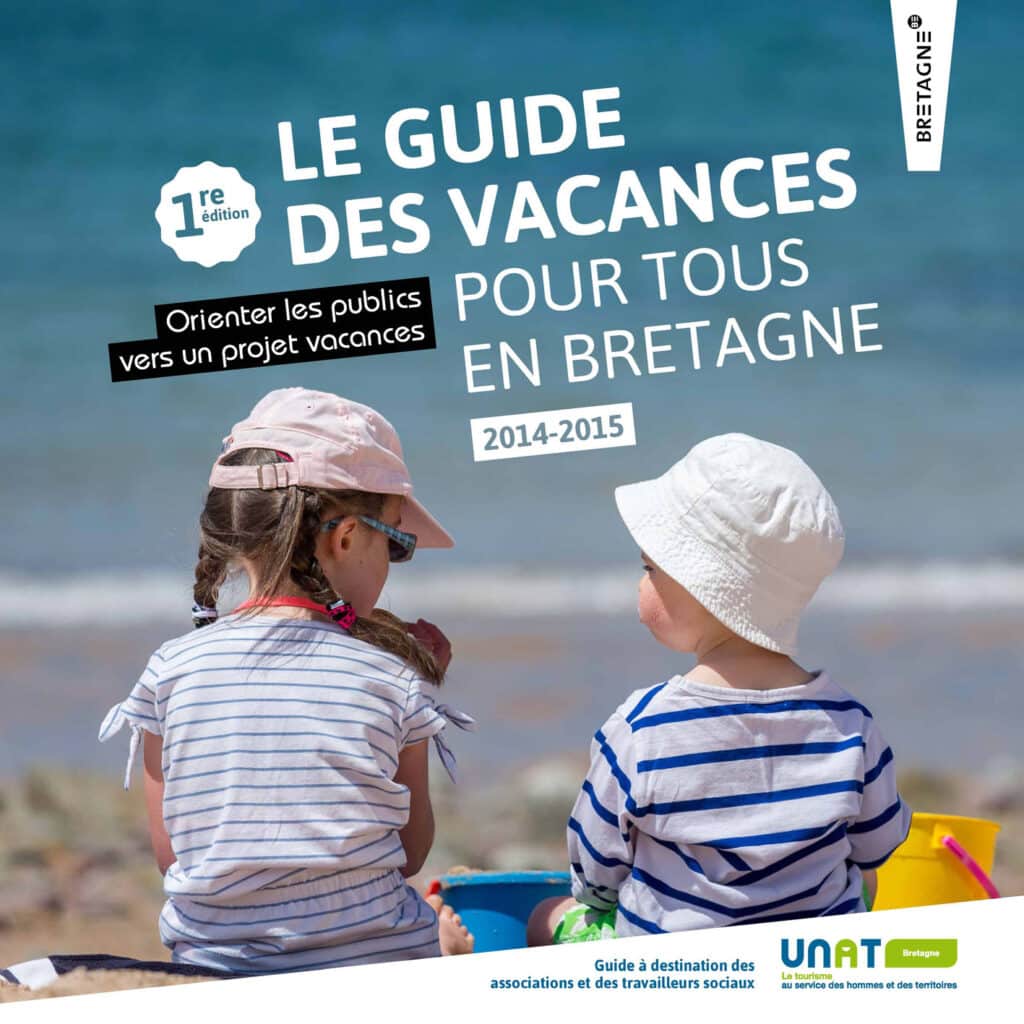Couverture Guide Vacances pour tous Unat Bretagne